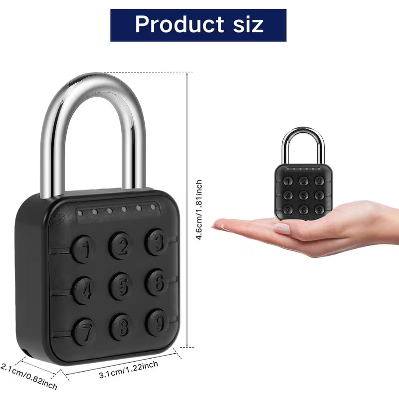 SmartiLock™ Code | Lucchetto Digitale a Pulsanti per Palestra